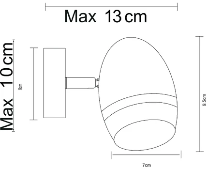 Спот Arte Lamp BOMBO A6701AP-1CC